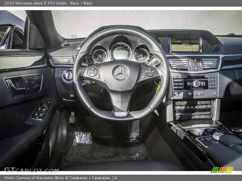 Black / Black 2010 Mercedes-Benz E 350 Sedan