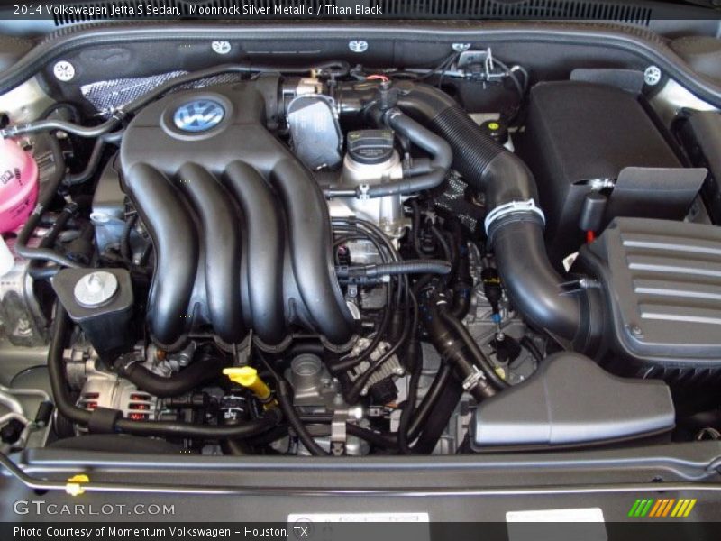 Moonrock Silver Metallic / Titan Black 2014 Volkswagen Jetta S Sedan