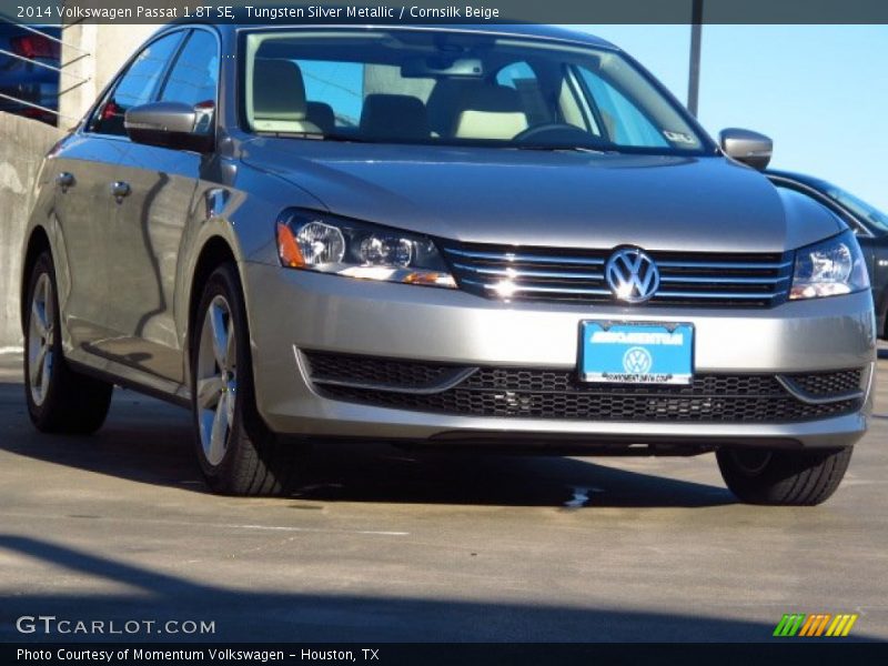 Tungsten Silver Metallic / Cornsilk Beige 2014 Volkswagen Passat 1.8T SE