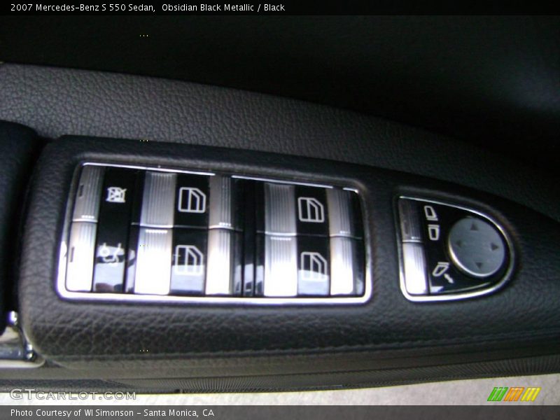 Obsidian Black Metallic / Black 2007 Mercedes-Benz S 550 Sedan