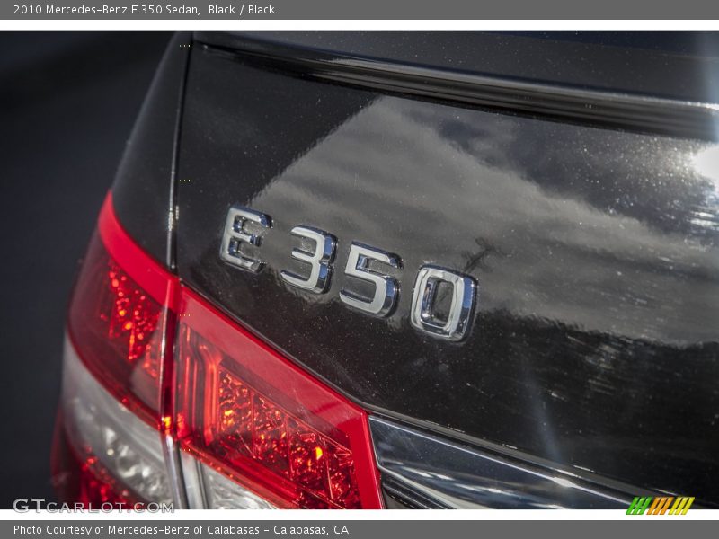 Black / Black 2010 Mercedes-Benz E 350 Sedan