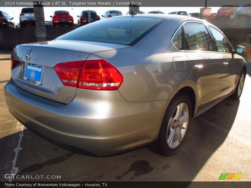 Tungsten Silver Metallic / Cornsilk Beige 2014 Volkswagen Passat 1.8T SE