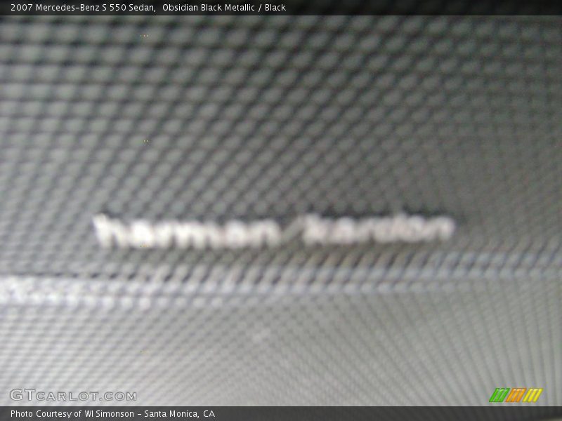 Obsidian Black Metallic / Black 2007 Mercedes-Benz S 550 Sedan