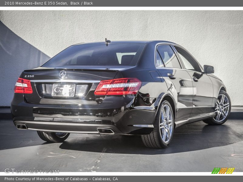 Black / Black 2010 Mercedes-Benz E 350 Sedan