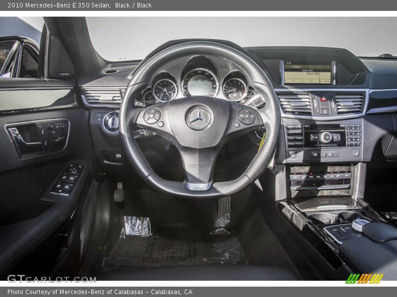Black / Black 2010 Mercedes-Benz E 350 Sedan
