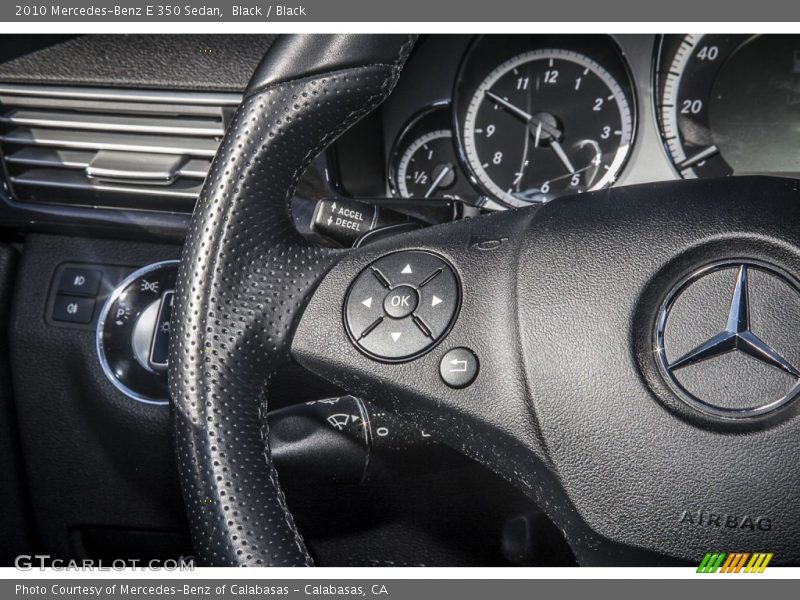 Black / Black 2010 Mercedes-Benz E 350 Sedan