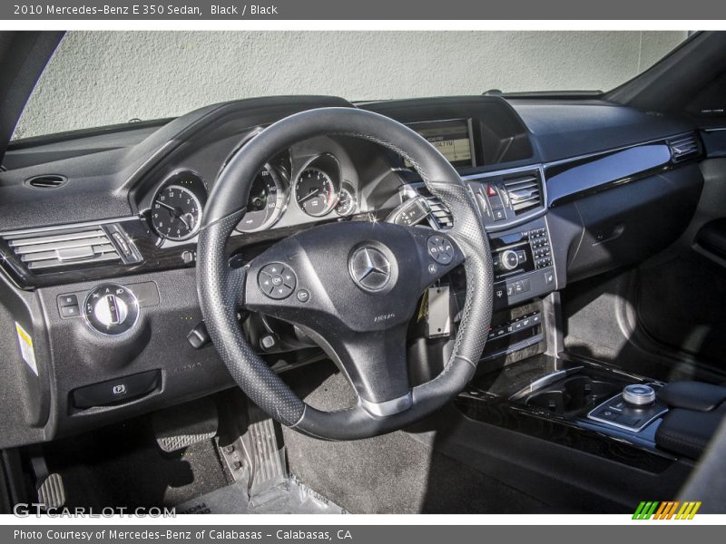 Black / Black 2010 Mercedes-Benz E 350 Sedan