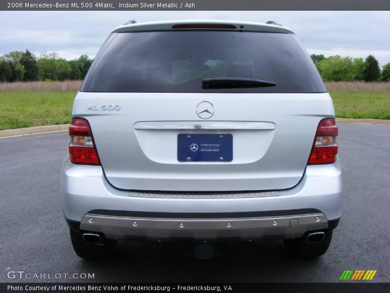 Iridium Silver Metallic / Ash 2006 Mercedes-Benz ML 500 4Matic