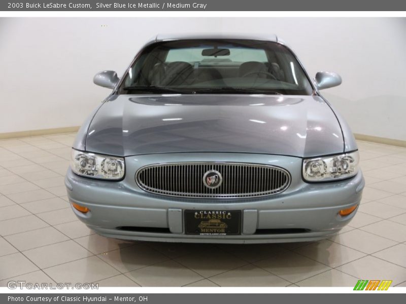 Silver Blue Ice Metallic / Medium Gray 2003 Buick LeSabre Custom