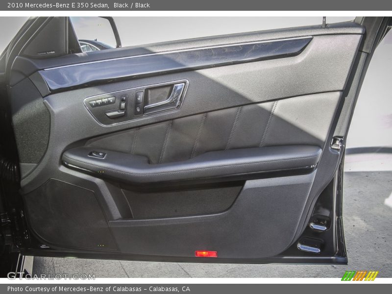 Black / Black 2010 Mercedes-Benz E 350 Sedan