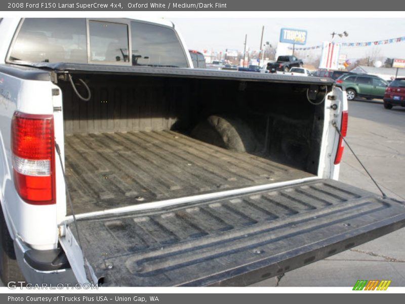 Oxford White / Medium/Dark Flint 2008 Ford F150 Lariat SuperCrew 4x4
