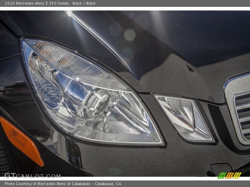 Black / Black 2010 Mercedes-Benz E 350 Sedan