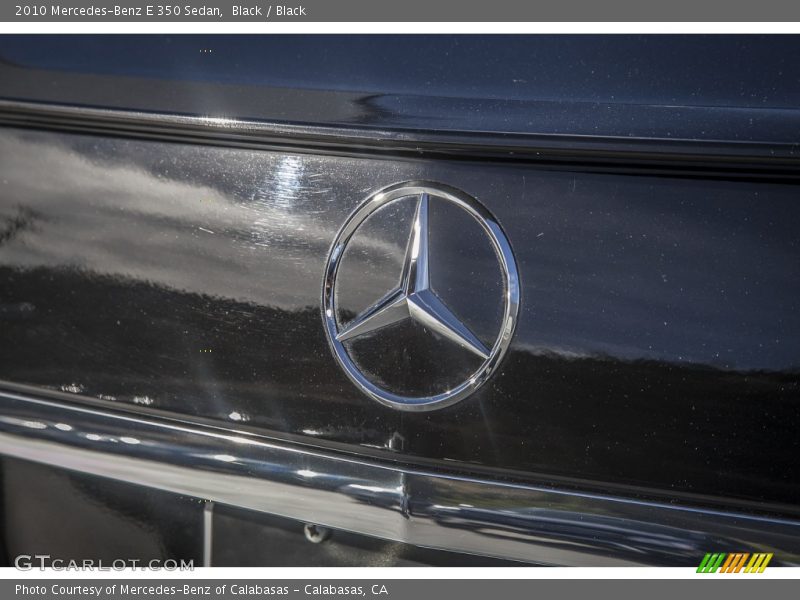Black / Black 2010 Mercedes-Benz E 350 Sedan