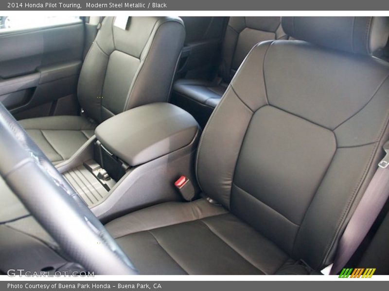 Modern Steel Metallic / Black 2014 Honda Pilot Touring