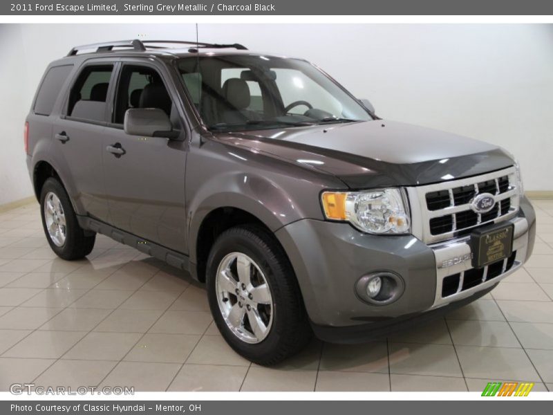 Sterling Grey Metallic / Charcoal Black 2011 Ford Escape Limited
