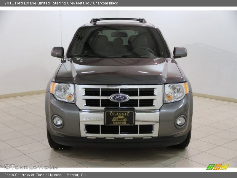 Sterling Grey Metallic / Charcoal Black 2011 Ford Escape Limited