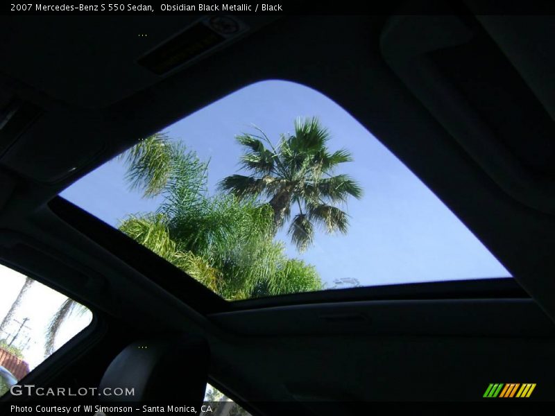 Obsidian Black Metallic / Black 2007 Mercedes-Benz S 550 Sedan