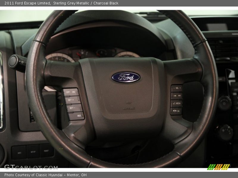 Sterling Grey Metallic / Charcoal Black 2011 Ford Escape Limited