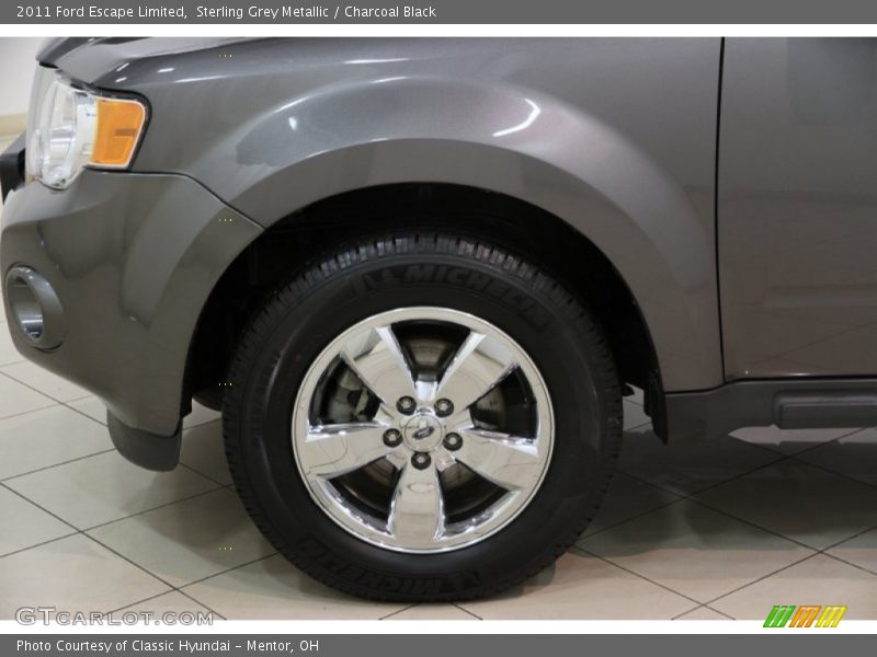 Sterling Grey Metallic / Charcoal Black 2011 Ford Escape Limited
