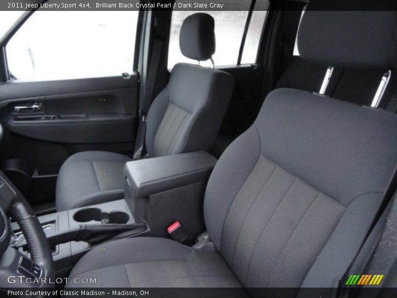 Brilliant Black Crystal Pearl / Dark Slate Gray 2011 Jeep Liberty Sport 4x4