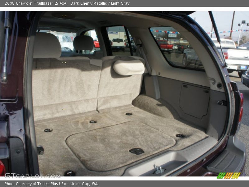 Dark Cherry Metallic / Light Gray 2008 Chevrolet TrailBlazer LS 4x4
