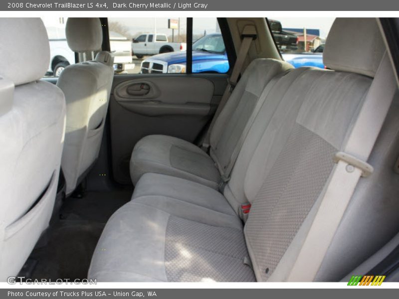 Dark Cherry Metallic / Light Gray 2008 Chevrolet TrailBlazer LS 4x4
