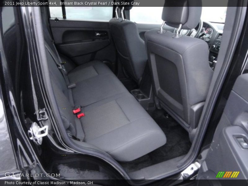Brilliant Black Crystal Pearl / Dark Slate Gray 2011 Jeep Liberty Sport 4x4