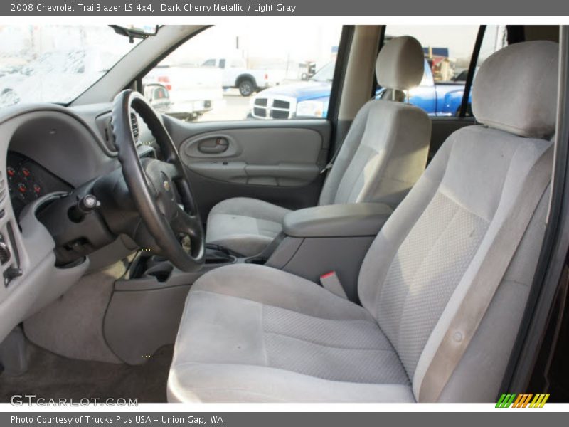 Dark Cherry Metallic / Light Gray 2008 Chevrolet TrailBlazer LS 4x4