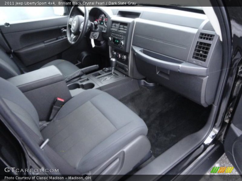 Brilliant Black Crystal Pearl / Dark Slate Gray 2011 Jeep Liberty Sport 4x4