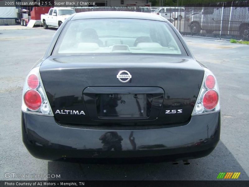 Super Black / Charcoal 2005 Nissan Altima 2.5 S