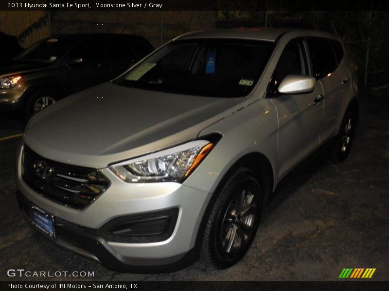 Moonstone Silver / Gray 2013 Hyundai Santa Fe Sport