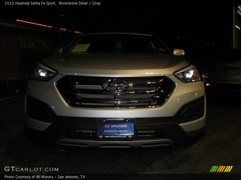 Moonstone Silver / Gray 2013 Hyundai Santa Fe Sport
