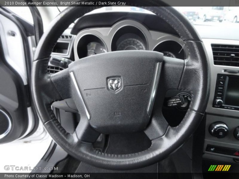 Bright Silver Metallic / Dark Slate Gray 2010 Dodge Avenger Express