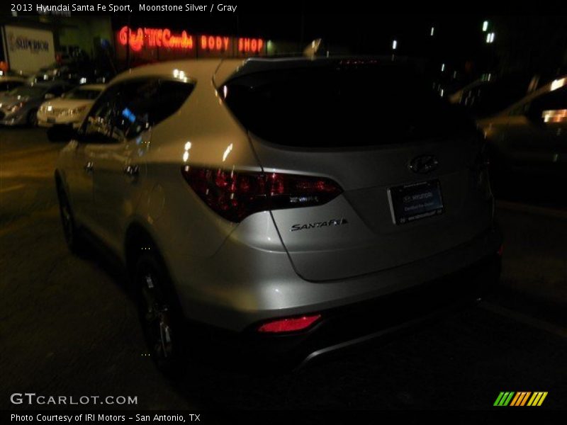 Moonstone Silver / Gray 2013 Hyundai Santa Fe Sport
