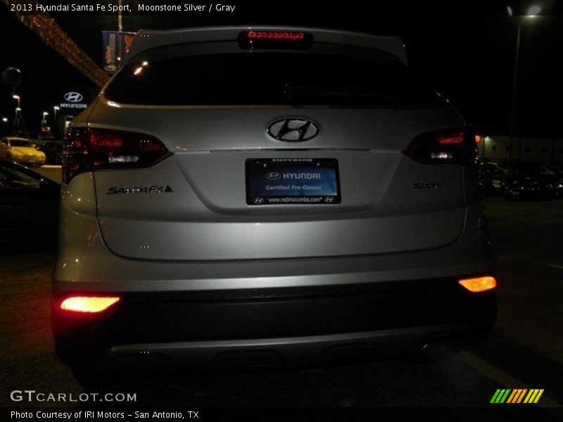 Moonstone Silver / Gray 2013 Hyundai Santa Fe Sport