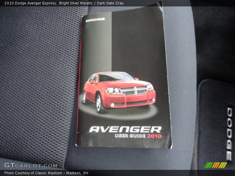 Bright Silver Metallic / Dark Slate Gray 2010 Dodge Avenger Express