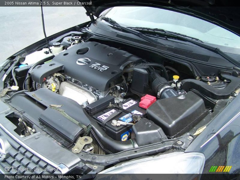 Super Black / Charcoal 2005 Nissan Altima 2.5 S