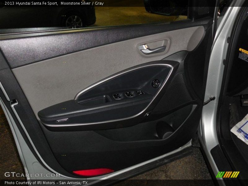 Moonstone Silver / Gray 2013 Hyundai Santa Fe Sport