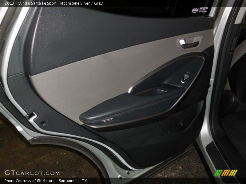 Moonstone Silver / Gray 2013 Hyundai Santa Fe Sport