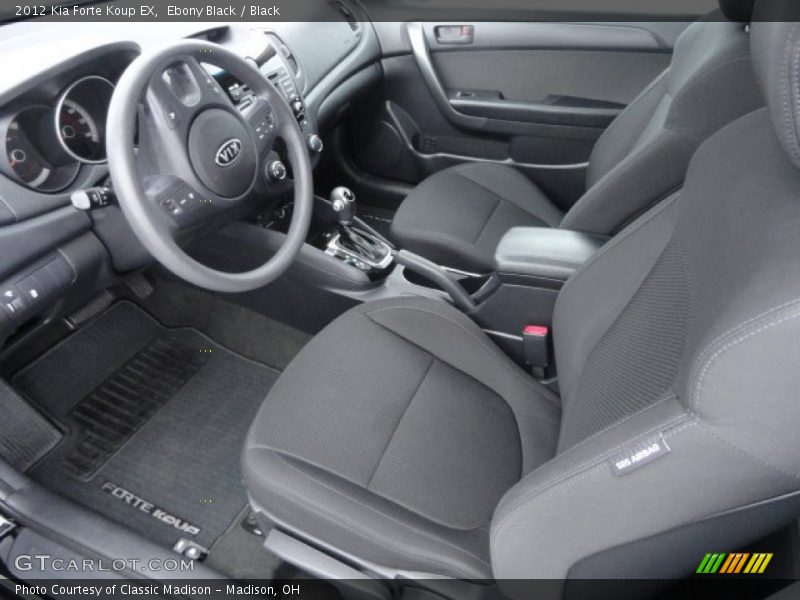 Ebony Black / Black 2012 Kia Forte Koup EX