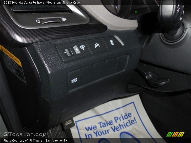Moonstone Silver / Gray 2013 Hyundai Santa Fe Sport