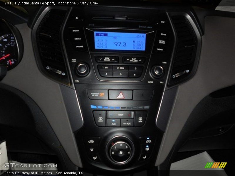 Moonstone Silver / Gray 2013 Hyundai Santa Fe Sport