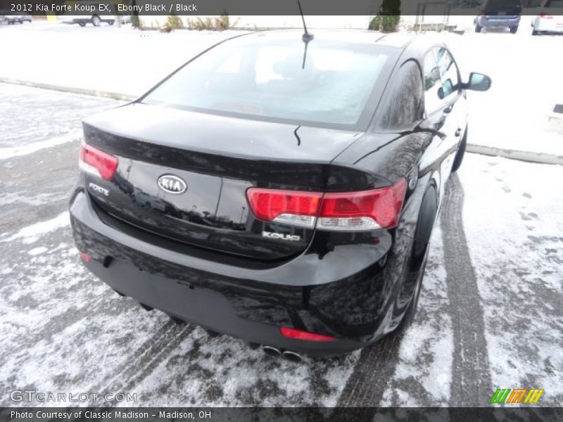 Ebony Black / Black 2012 Kia Forte Koup EX