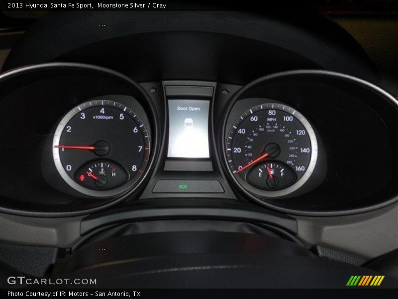 Moonstone Silver / Gray 2013 Hyundai Santa Fe Sport