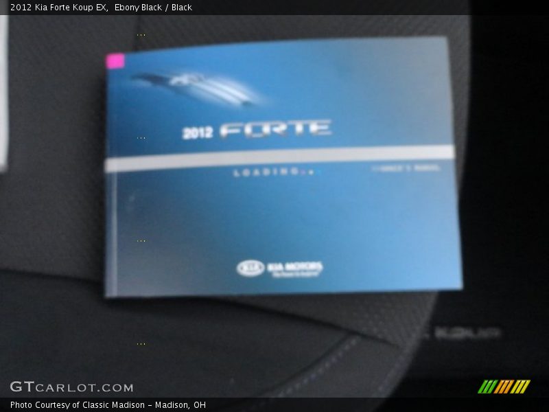 Ebony Black / Black 2012 Kia Forte Koup EX