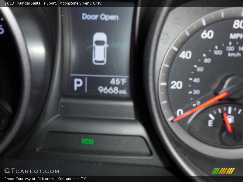 Moonstone Silver / Gray 2013 Hyundai Santa Fe Sport