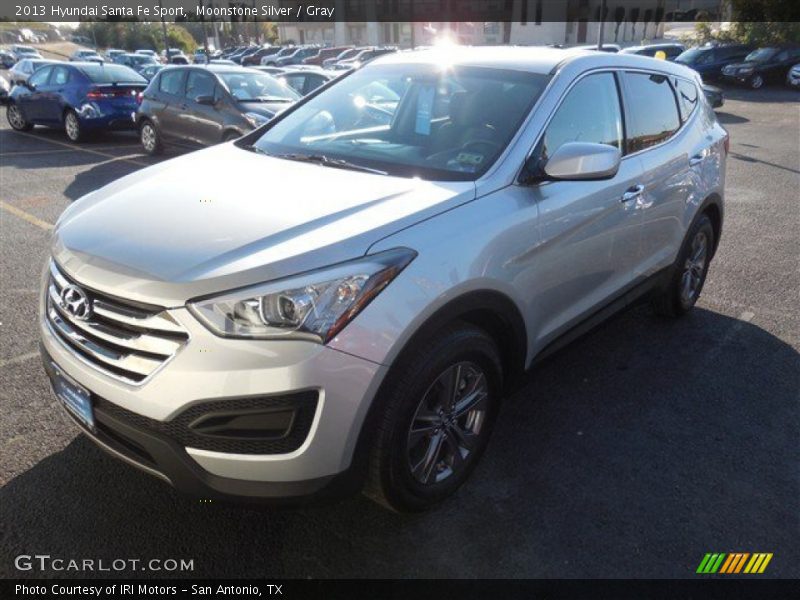 Moonstone Silver / Gray 2013 Hyundai Santa Fe Sport