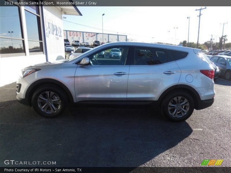 Moonstone Silver / Gray 2013 Hyundai Santa Fe Sport