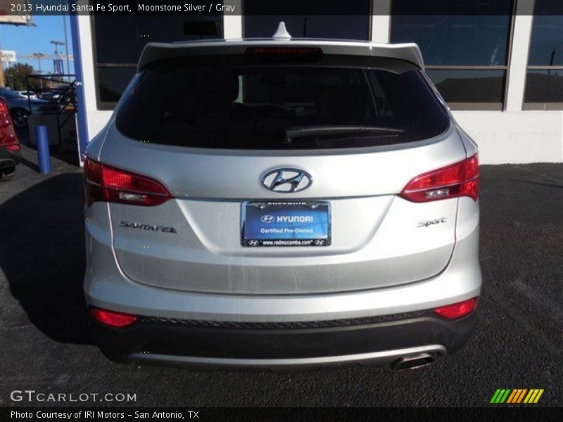 Moonstone Silver / Gray 2013 Hyundai Santa Fe Sport