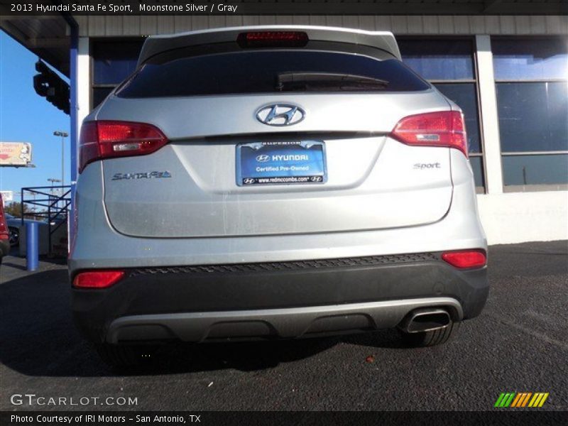 Moonstone Silver / Gray 2013 Hyundai Santa Fe Sport